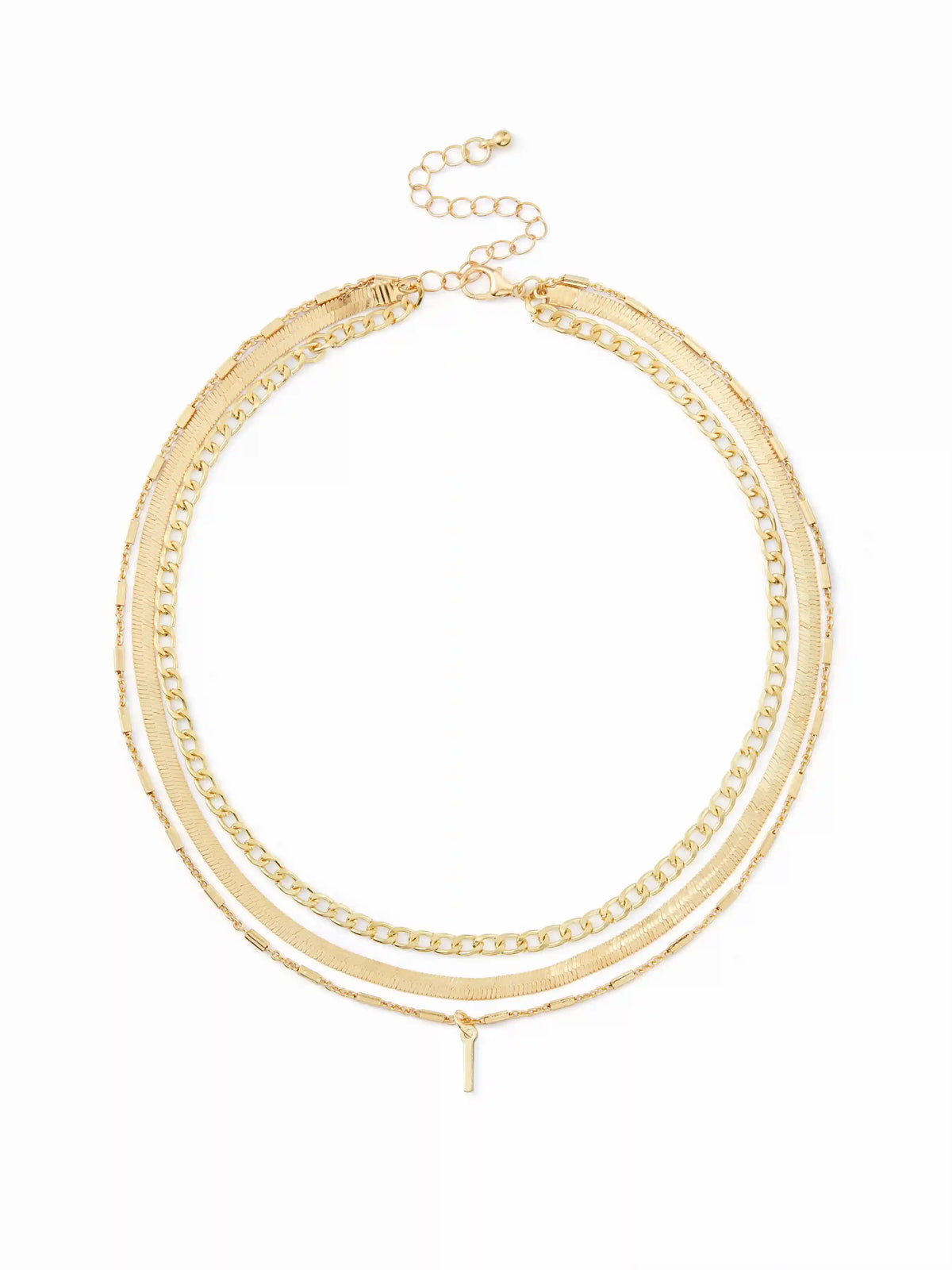 LETTER LAYERED NECKLACE