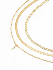 LETTER LAYERED NECKLACE