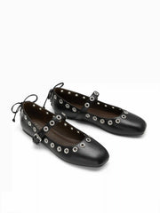 BOWKNOT DECOR MARY JANE FLATS