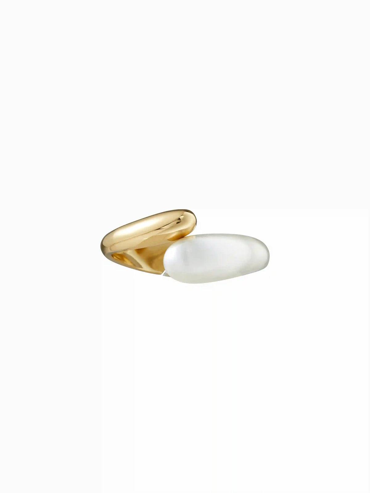 TWO-TONE OPEN CUFF BRACELET