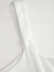 Scoop Neck Ruched A-line Midi Dress