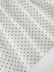 V-neck Ruffled Knotted Cami Top & Mid Rise Polka Dot Shorts Loungewear Set
