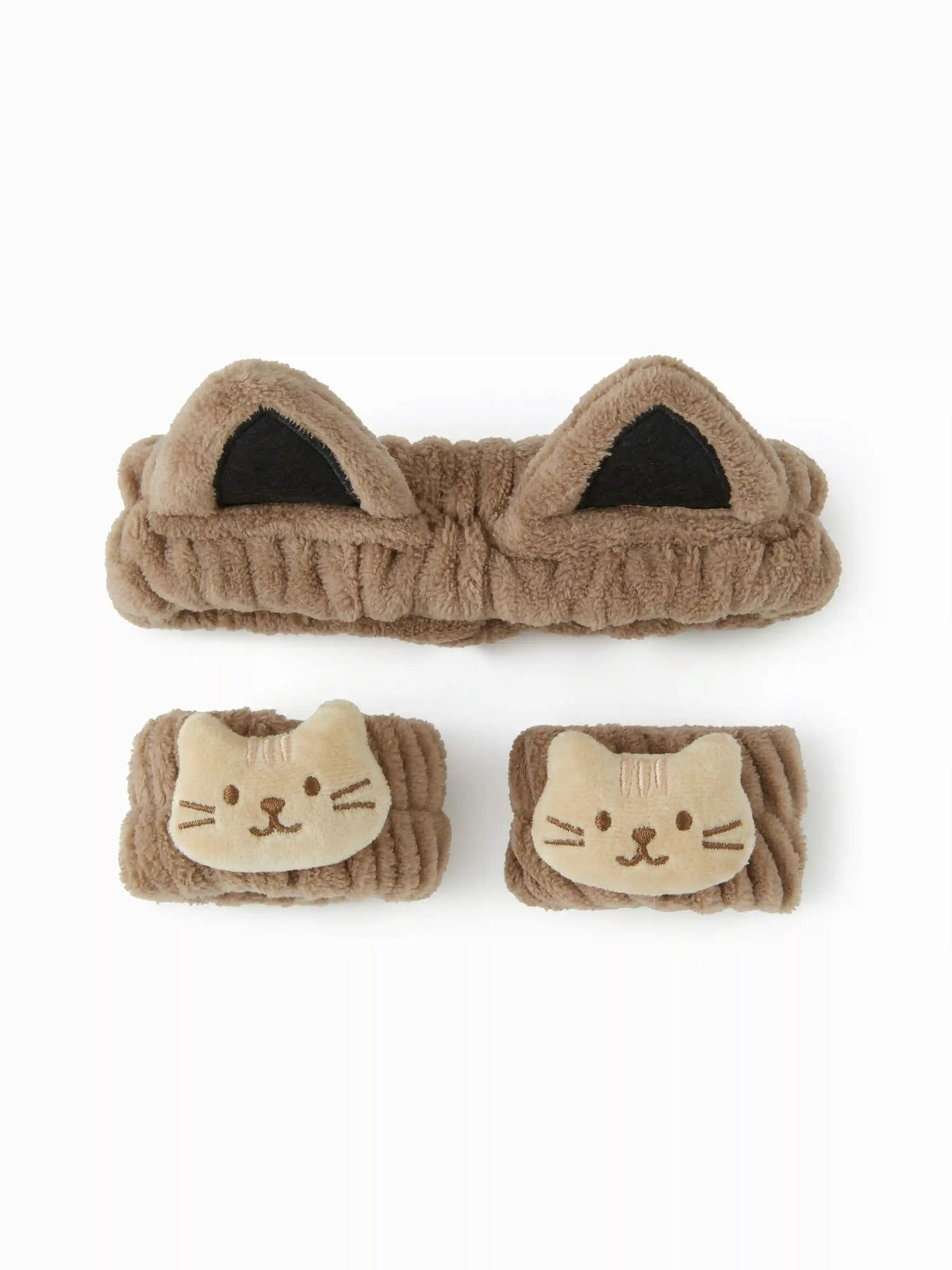 CAT SKINCARE HEADBAND & WRISTBAND SET