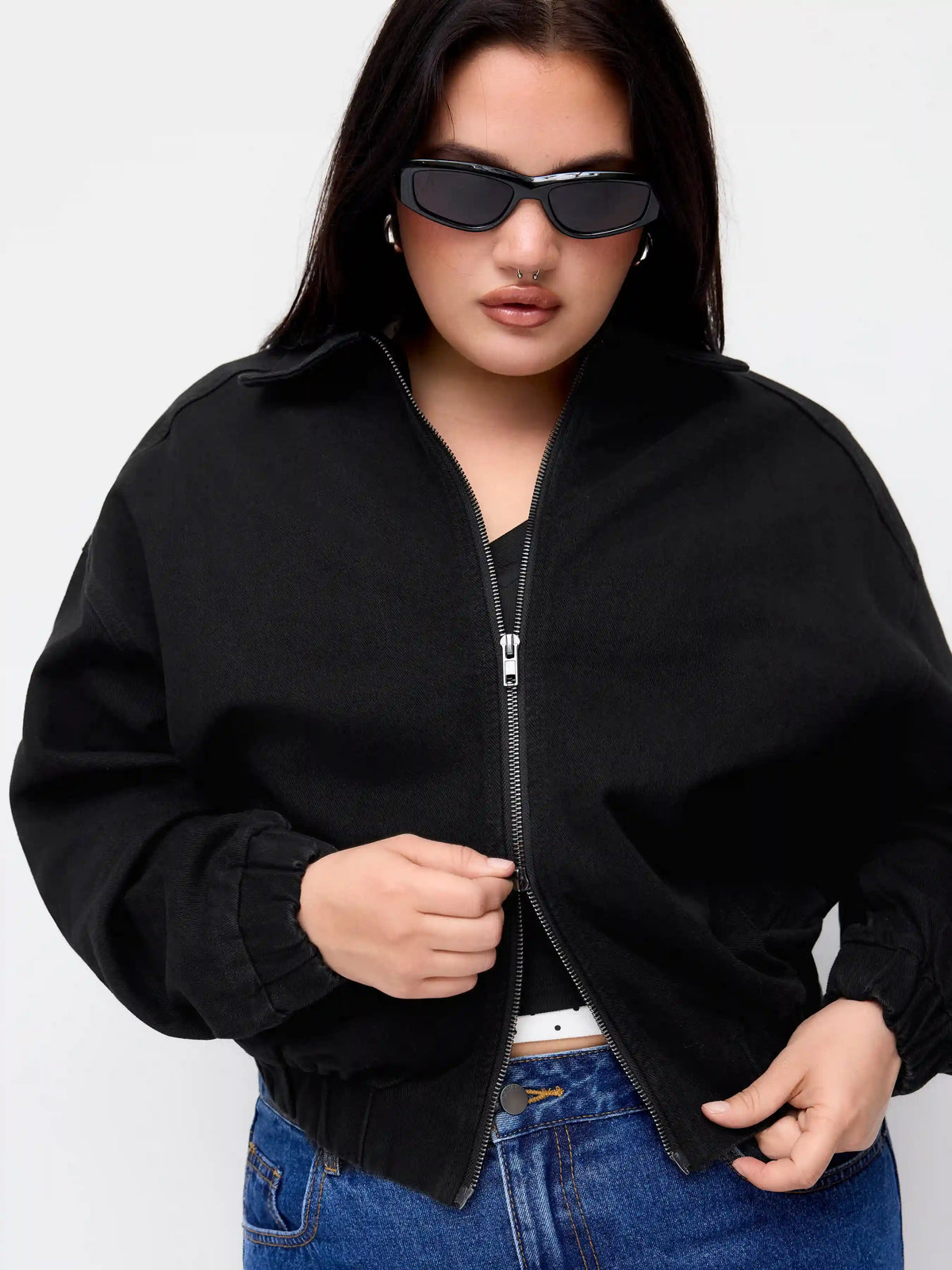 The Aviator Jacket Curve & Plus