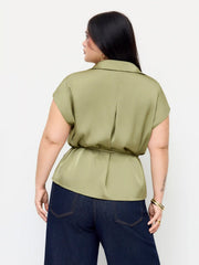 Knotted Blouse Curve & Plus