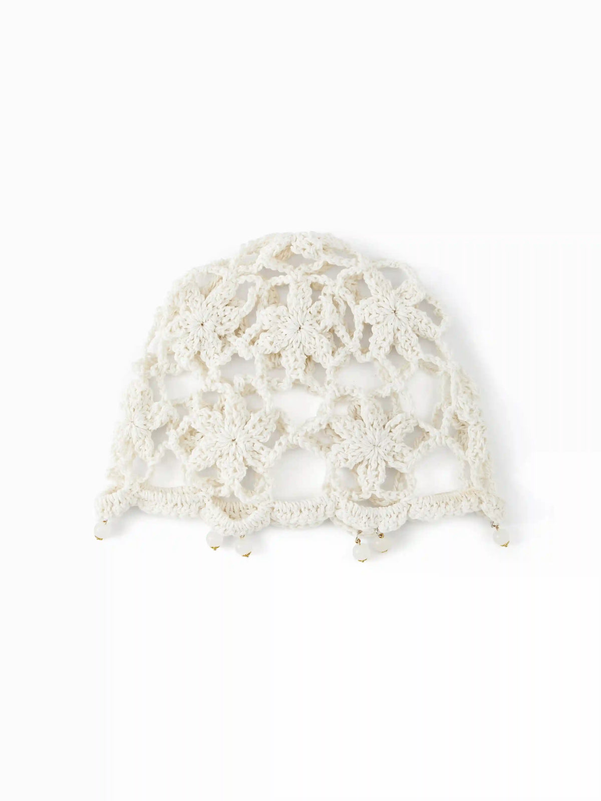 FLORAL KNITTED HAT