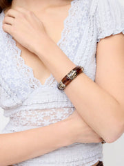 3 PCS LEOPARD PRINT BRACELETS SET