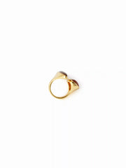GEMSTONE OPEN RING