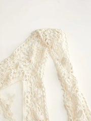 Chiffon Lace Panel Oversized Cami Top