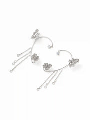 BUTTERFLY & FLOWER EAR CUFFS