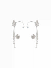 BUTTERFLY & FLOWER EAR CUFFS