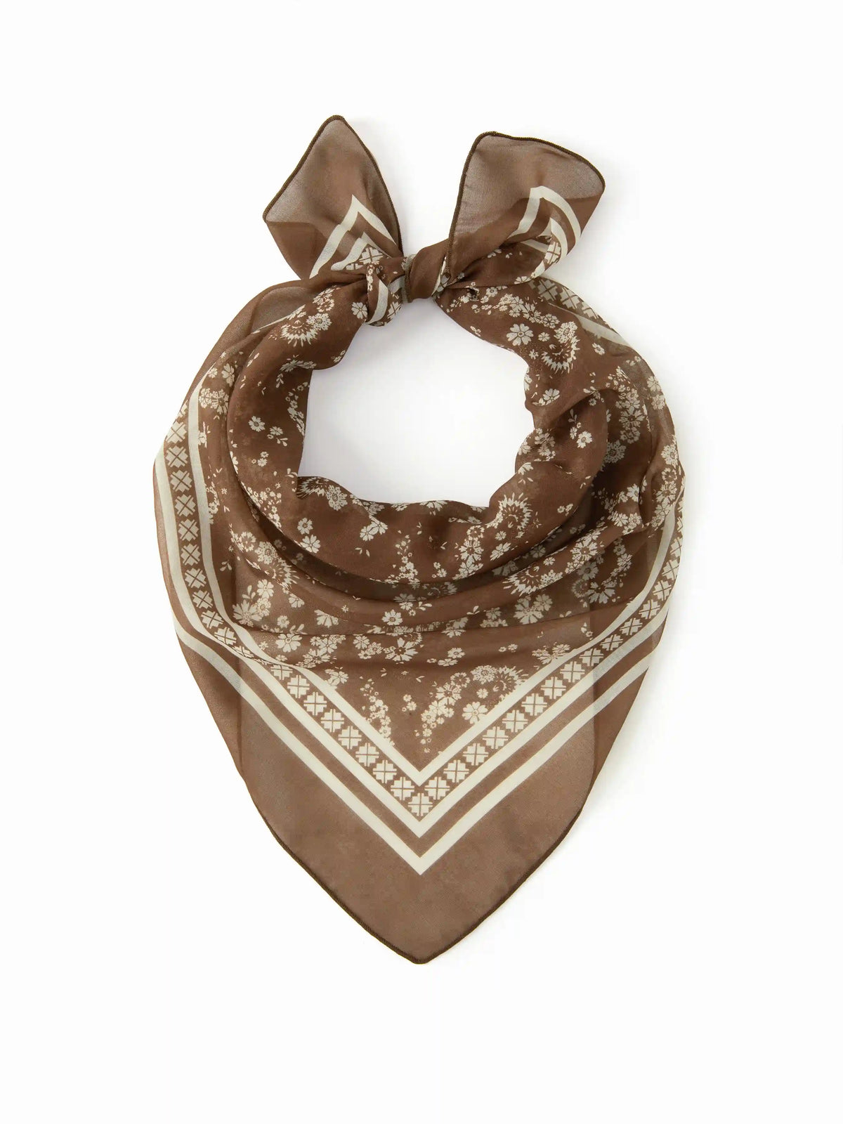 FLORAL SQUARE HEADSCARF