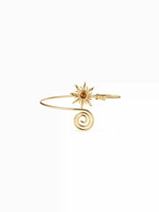 SUN & SPIRAL ARM CUFF