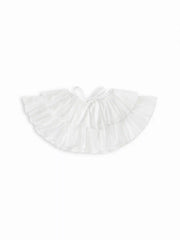 DOUBLE-LAYERED RUFFLED COLLAR