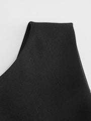 Boat Neck Pleated A-line Midi Cami Dress Curve & Plus