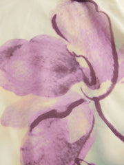 Chiffon Bandeau Floral Backless Mermaid Maxi Dress