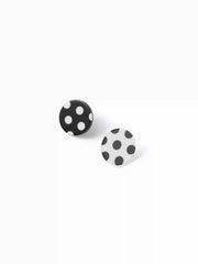 POLKA DOT STUD EARRINGS