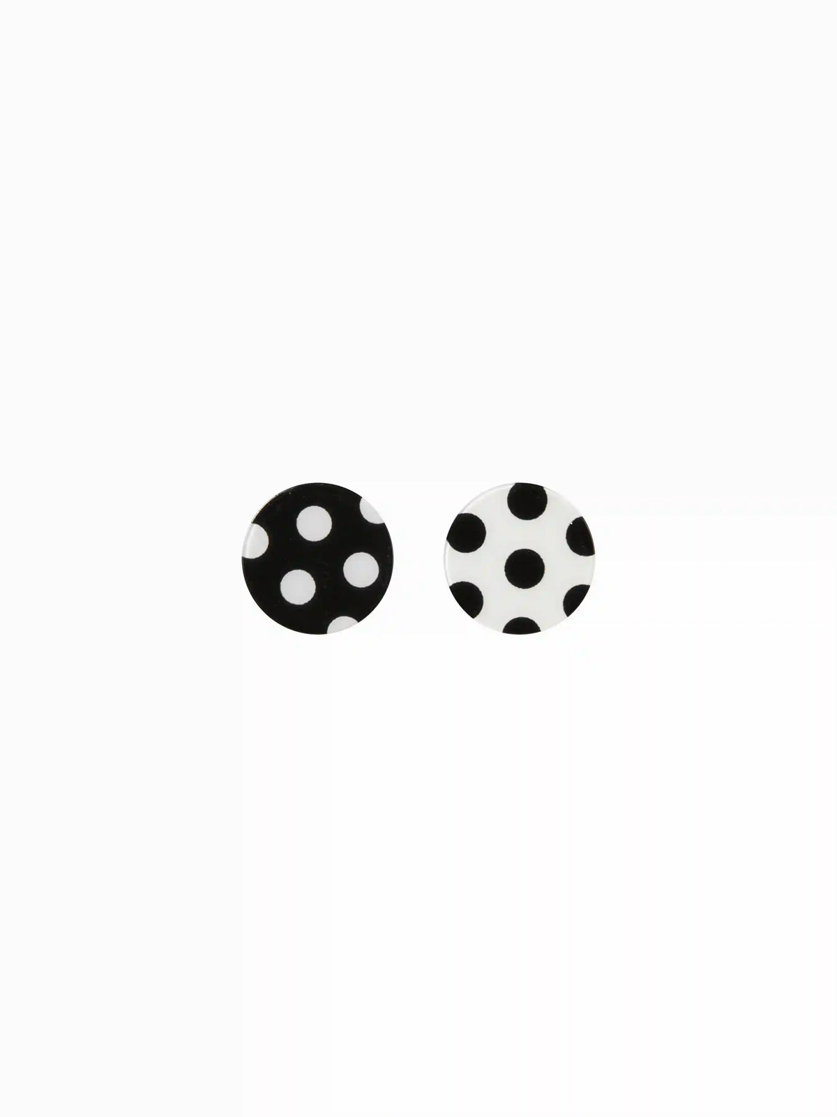 POLKA DOT STUD EARRINGS