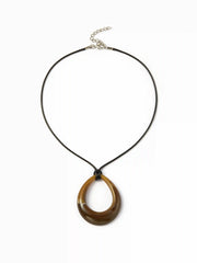 OVAL PENDANT NECKLACE