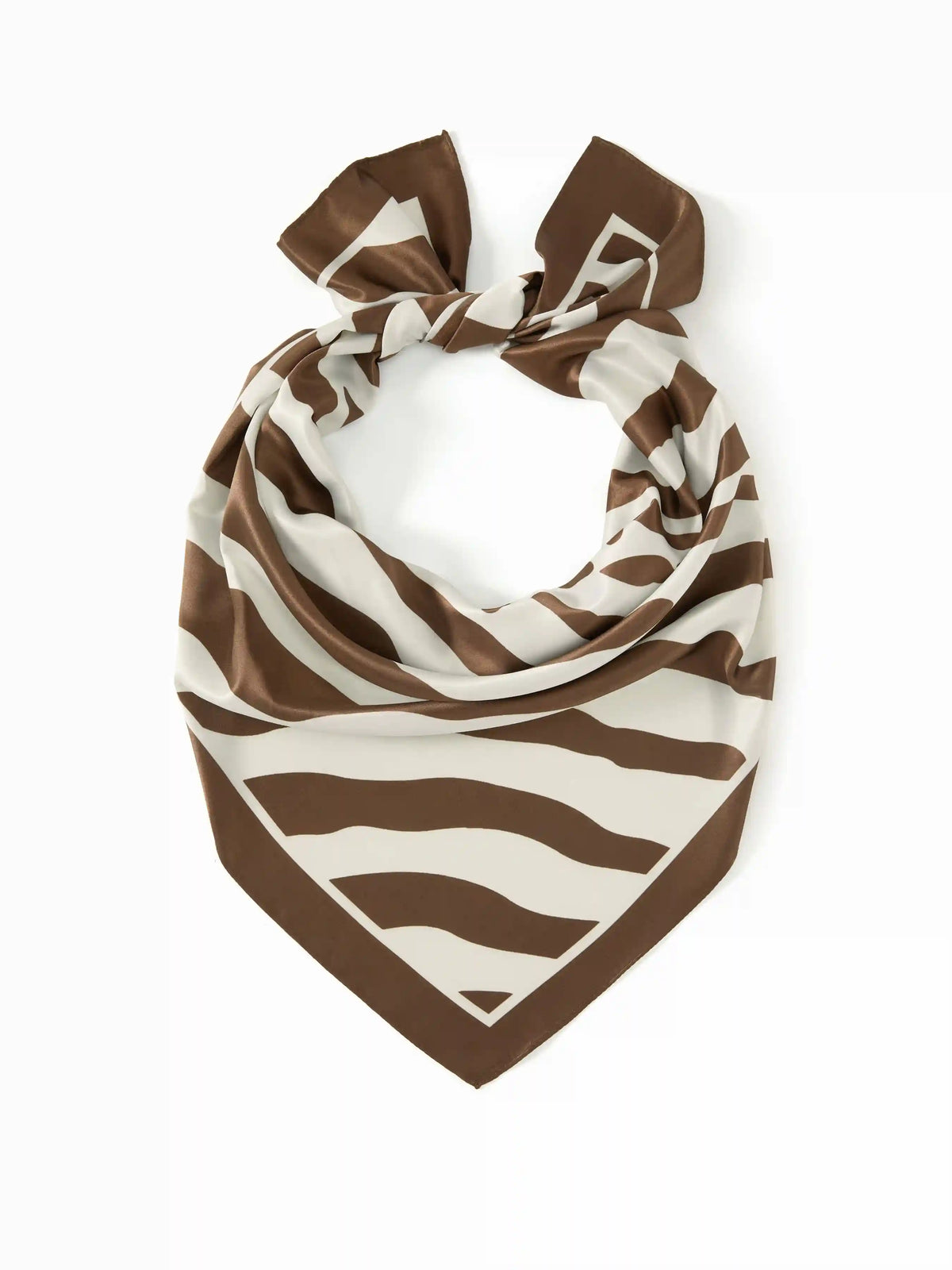 STRIPED SQUARE HEADSCARF