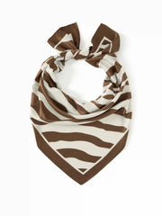 STRIPED SQUARE HEADSCARF