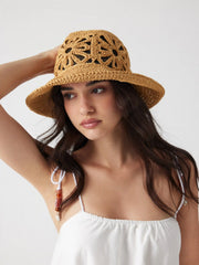 WOVEN BUCKET HAT