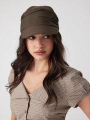 IRREGULAR RUCHED BERET HAT