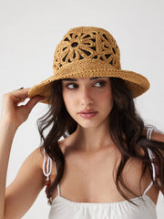WOVEN BUCKET HAT