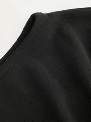 Twist Knot Short Sleeve Metal Detail Tee Curve & Plus