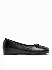 BOWKNOT DECOR SPLIT TOE MARY JANE FLATS