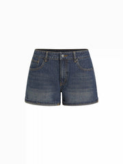 Denim Low Rise Shorts