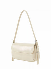 FAUX SUEDE SHOULDER BAG