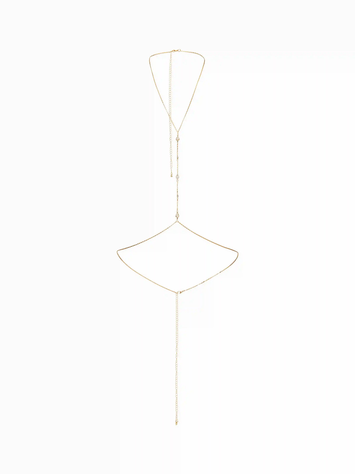RHINESTONE BODY CHAIN