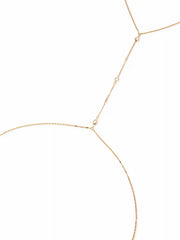 RHINESTONE BODY CHAIN