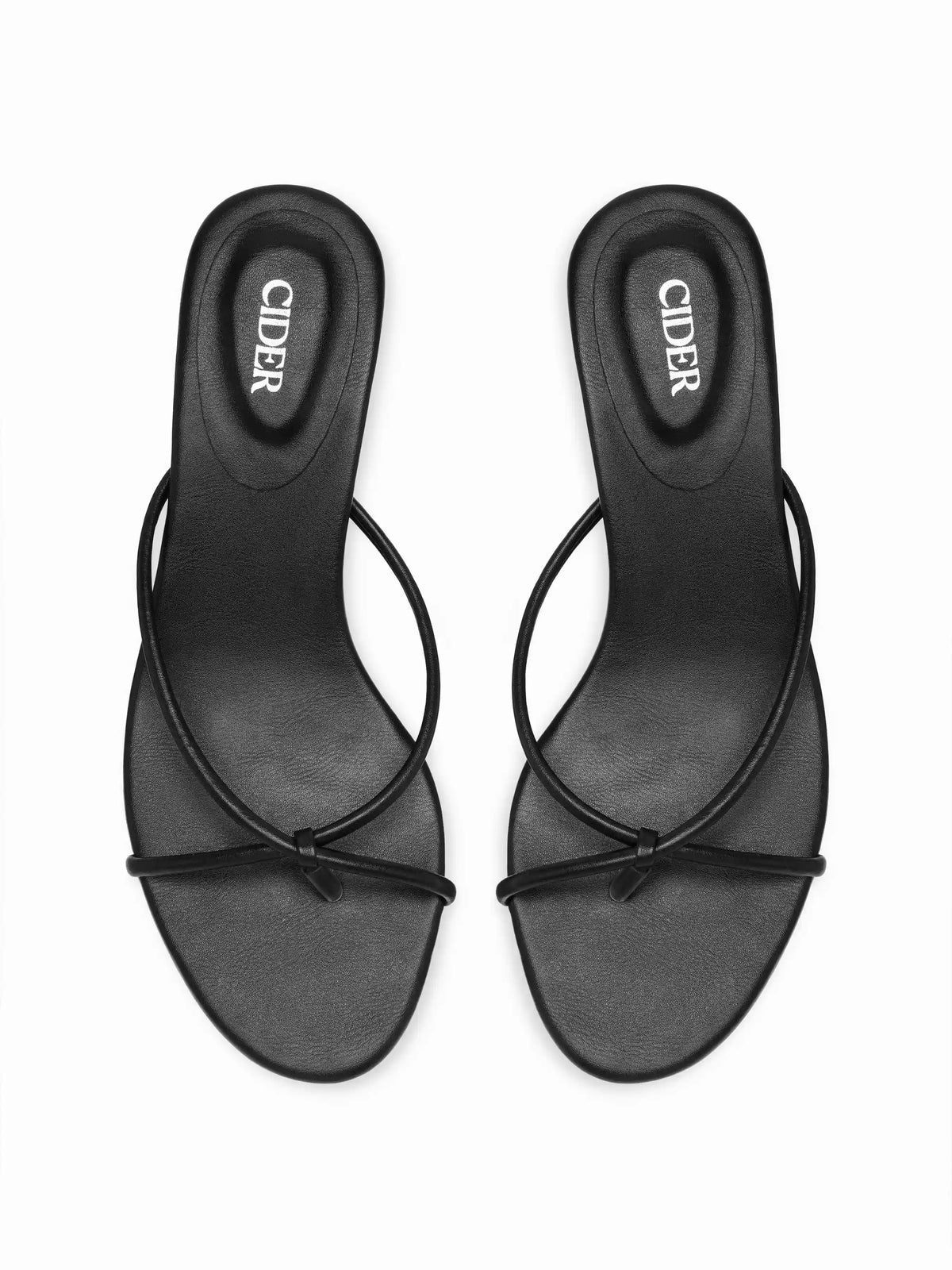 FLIP-FLOP KITTEN HEEL SANDALS