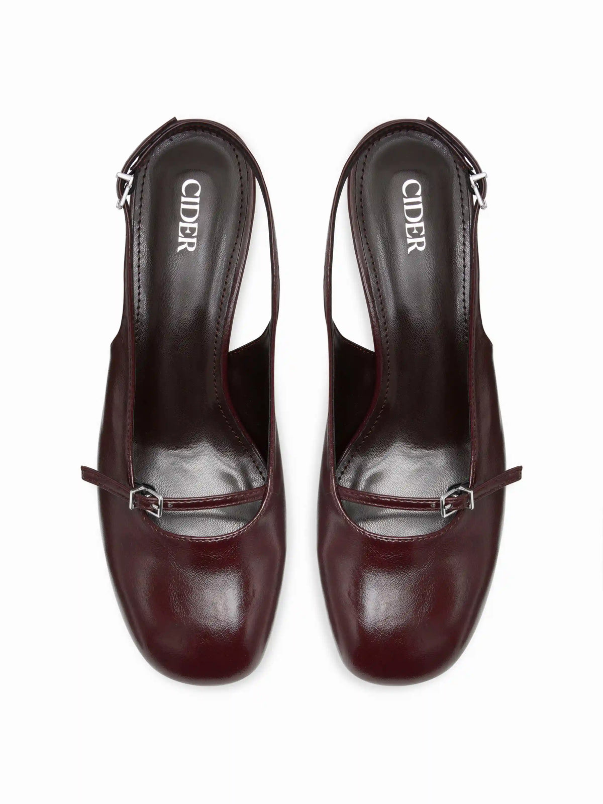 BUCKLE SLINGBACK CHUNKY HEELS