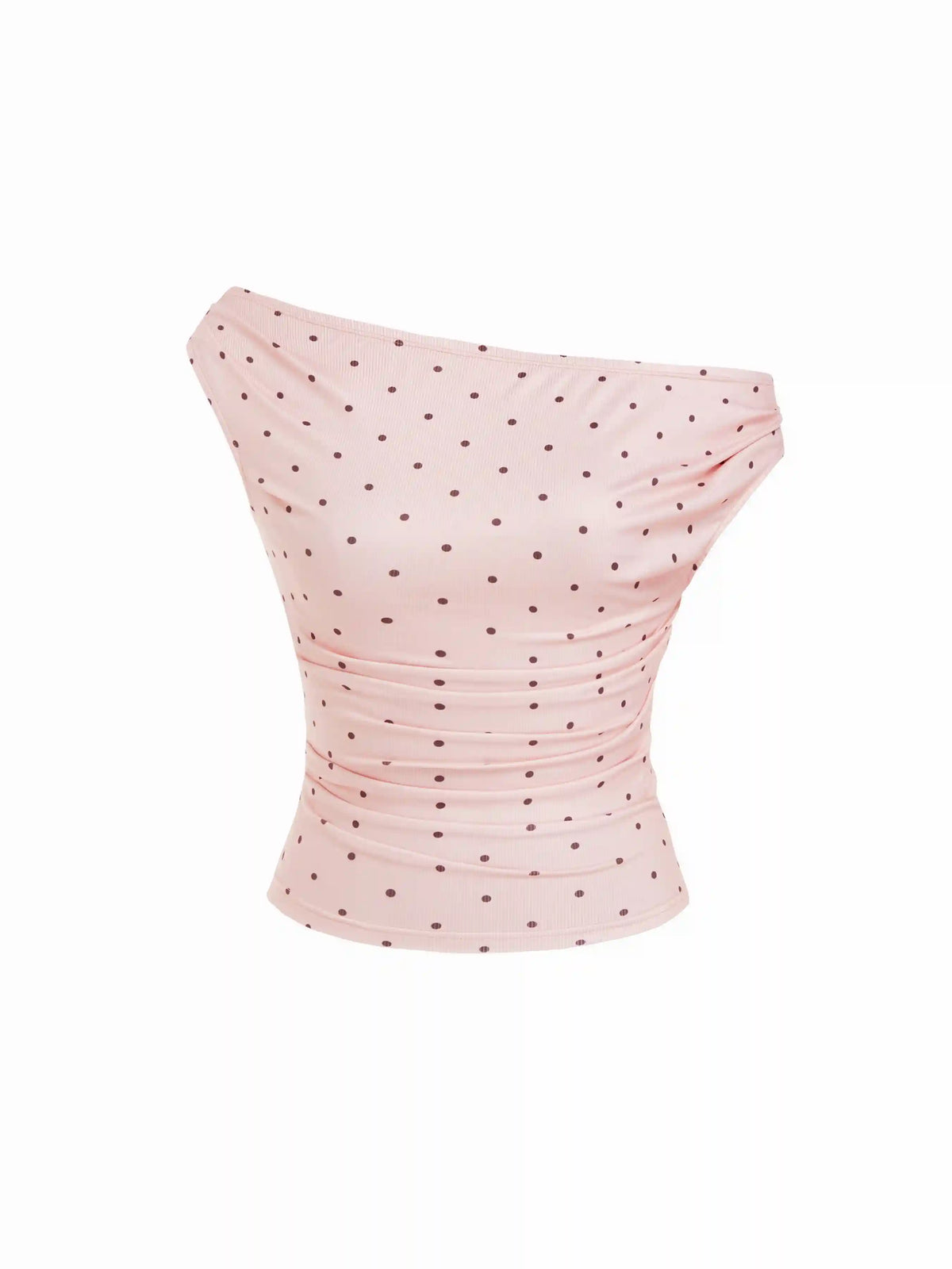 Off-shoulder Ruched Top
