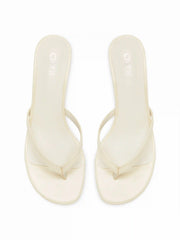 FLIP-FLOP KITTEN HEELED SANDALS