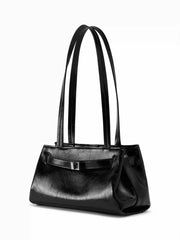 BUCKLE DECOR SHOULDER BAG