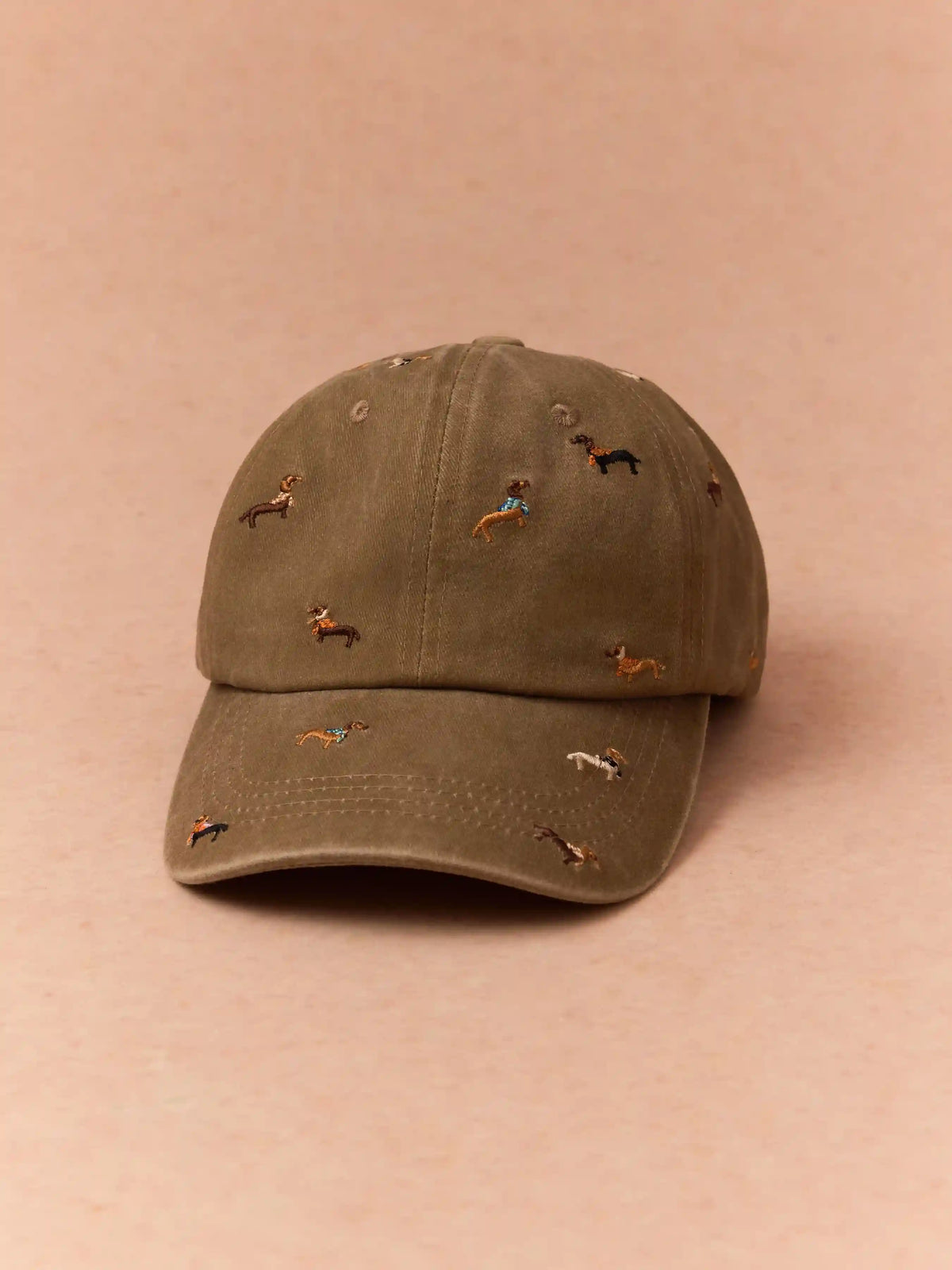 DACHSHUND EMBROIDERED BASEBALL CAP