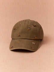 DACHSHUND EMBROIDERED BASEBALL CAP
