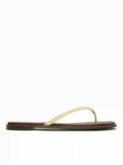 SQUARE TOE FLIP-FLOP SLIPPERS