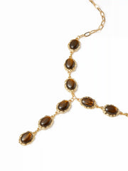 RESIN Y-SHAPED NECKLACE