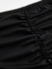 High Stretch Mid Rise Jogger Capri Trousers Curve & Plus