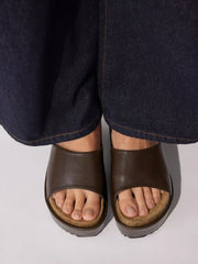 PLATFORM WEDGE SLIPPERS