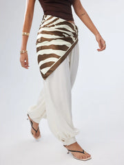 STRIPED SQUARE HEADSCARF