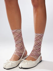 PLAID LEG WARMERS