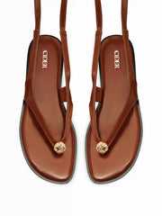 ADJUSTABLE STRAP FLIP-FLOP SANDALS