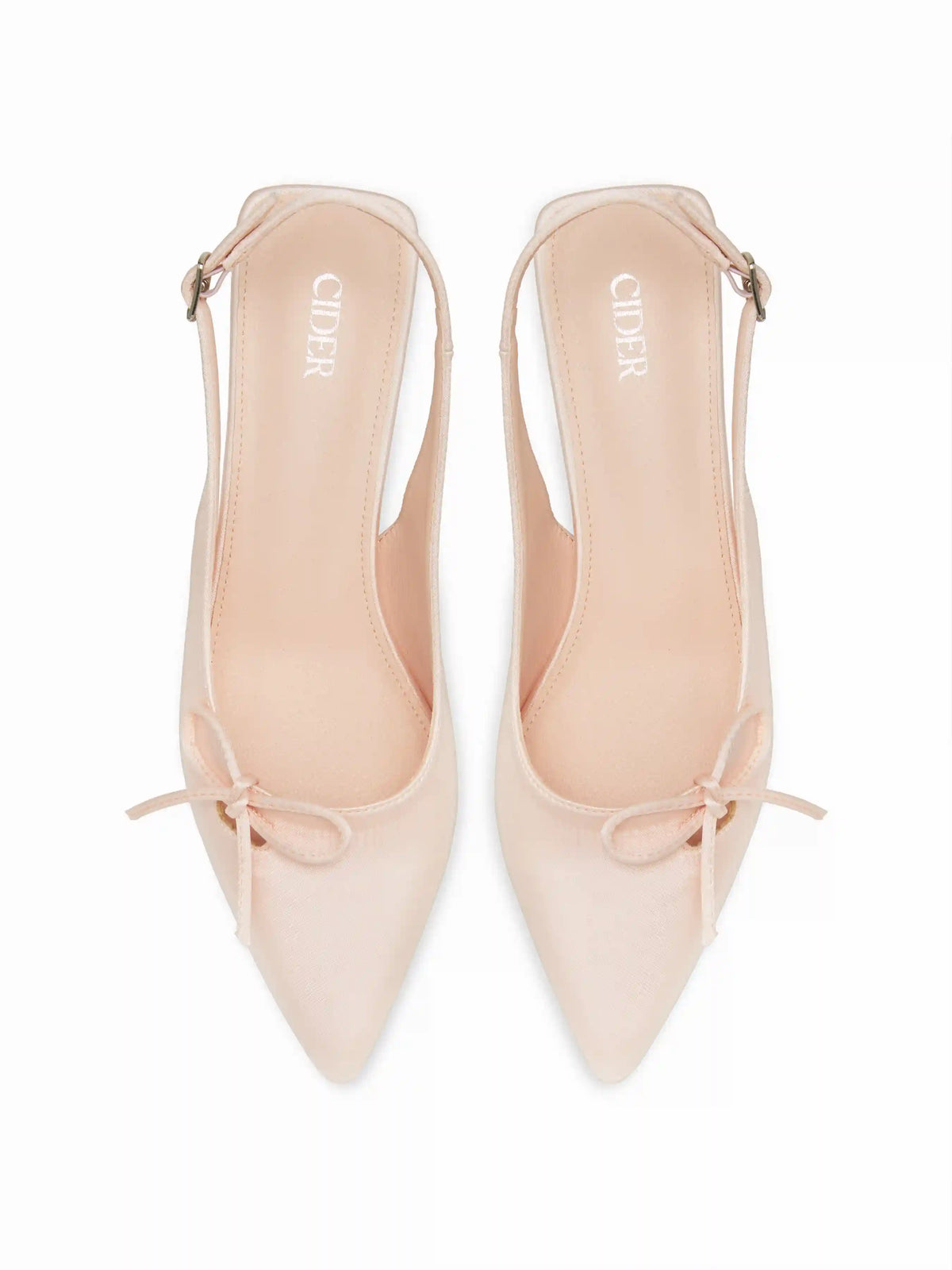 BOWKNOT SLINGBACK HEELS