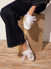 MESH LACE-UP SNEAKERS